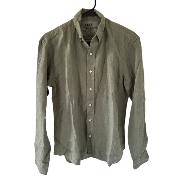 Frank & Eileen Men's Finbar Linen Button Down